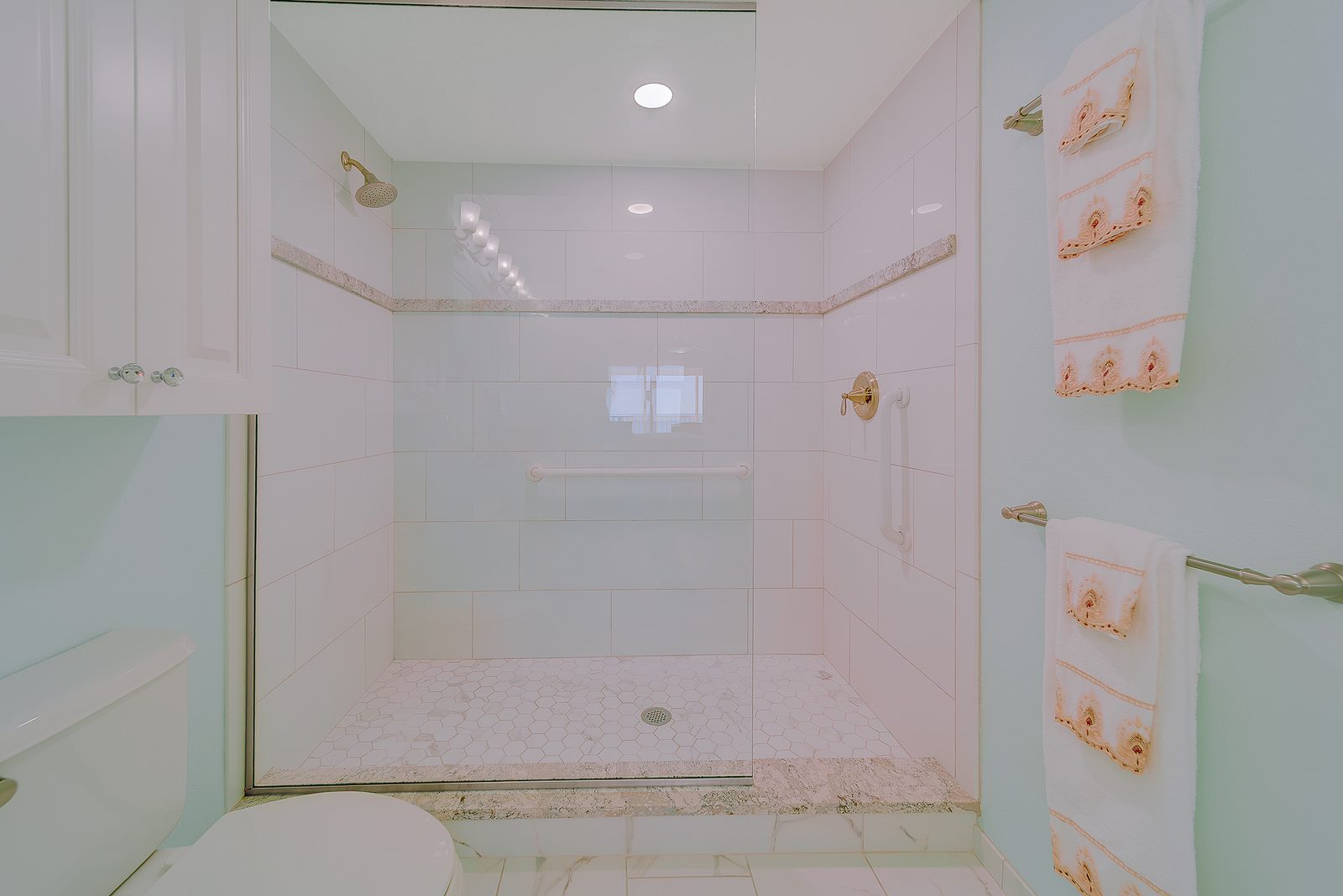 Primary bathroom walk-in shower